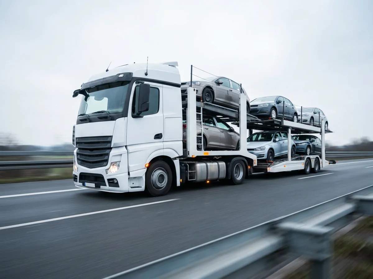 Express-Autotransport mit Mister Transporter
